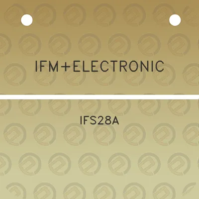 ifmelectronic-ifs28a