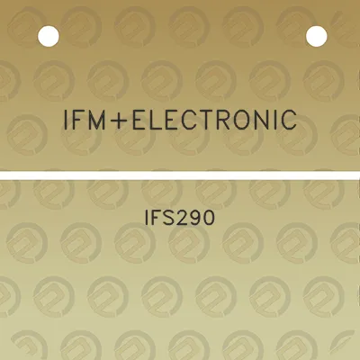 ifmelectronic-ifs290