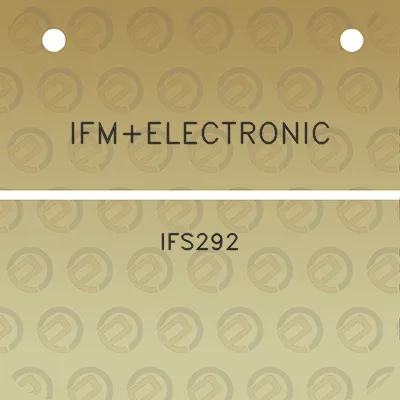 ifmelectronic-ifs292