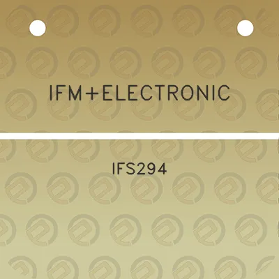 ifmelectronic-ifs294