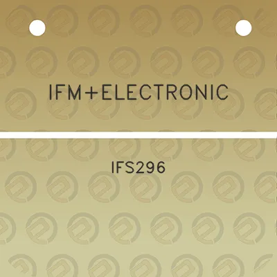 ifmelectronic-ifs296