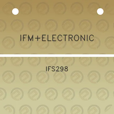 ifmelectronic-ifs298