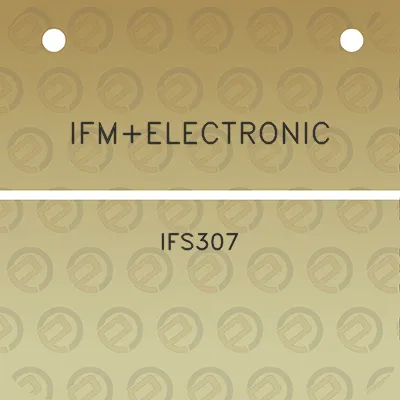 ifmelectronic-ifs307