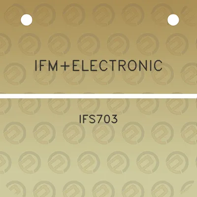 ifmelectronic-ifs703