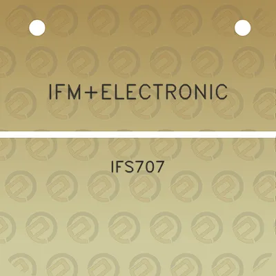 ifmelectronic-ifs707