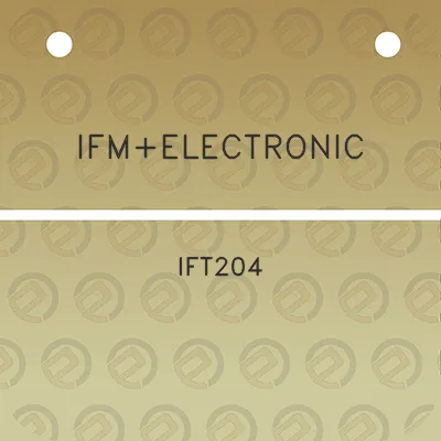 ifmelectronic-ift204