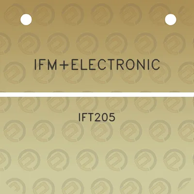 ifmelectronic-ift205