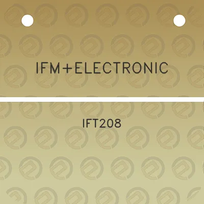 ifmelectronic-ift208