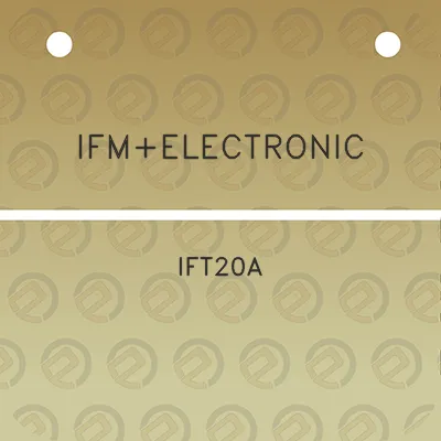 ifmelectronic-ift20a