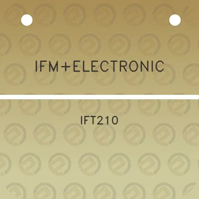 ifmelectronic-ift210