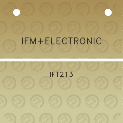 ifmelectronic-ift213