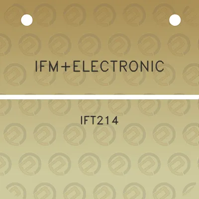 ifmelectronic-ift214