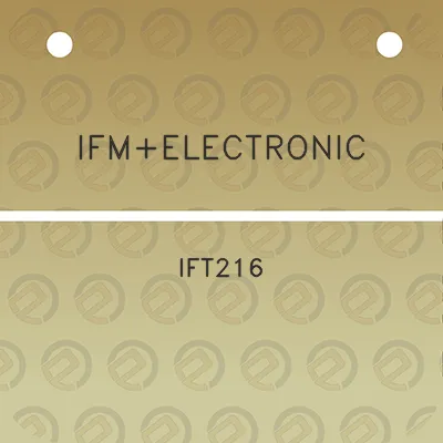 ifmelectronic-ift216