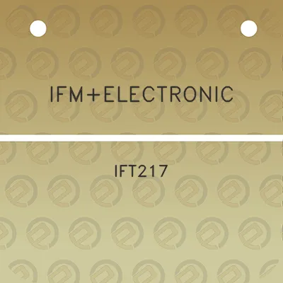 ifmelectronic-ift217