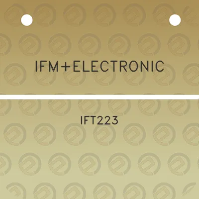 ifmelectronic-ift223