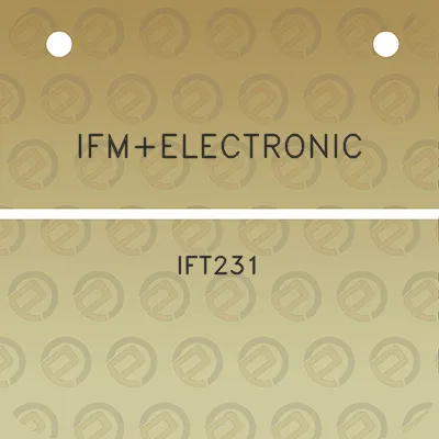 ifmelectronic-ift231