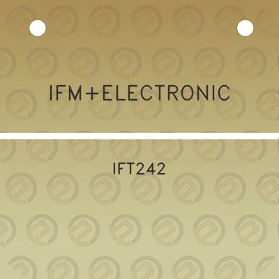 ifmelectronic-ift242