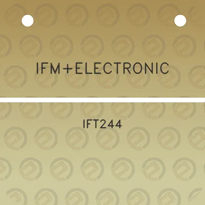 ifmelectronic-ift244