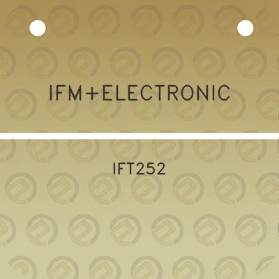 ifmelectronic-ift252