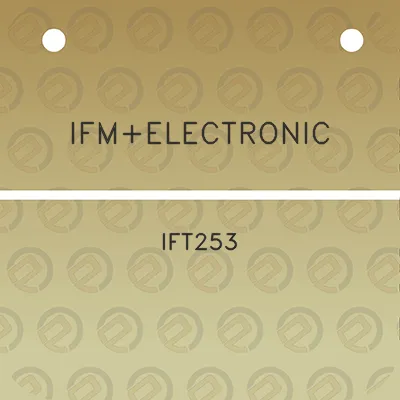 ifmelectronic-ift253