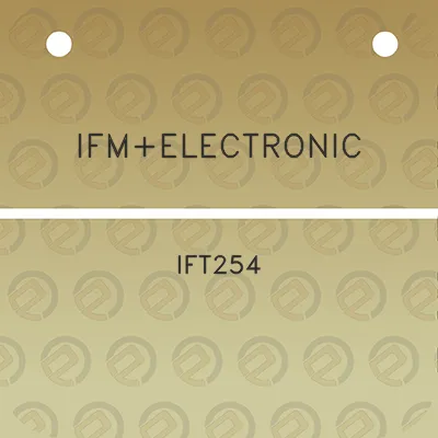 ifmelectronic-ift254