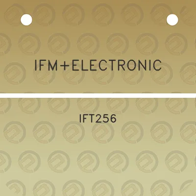 ifmelectronic-ift256