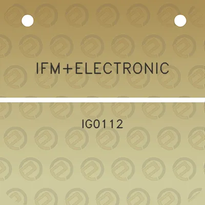 ifmelectronic-ig0112