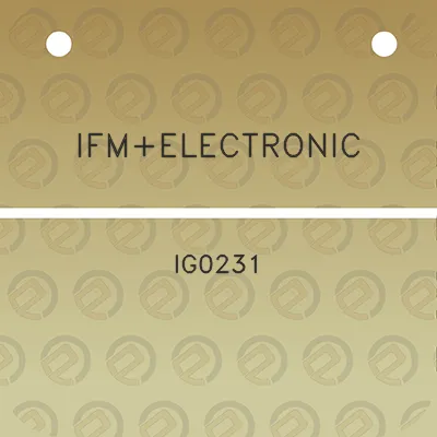 ifmelectronic-ig0231