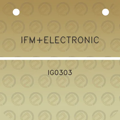 ifmelectronic-ig0303