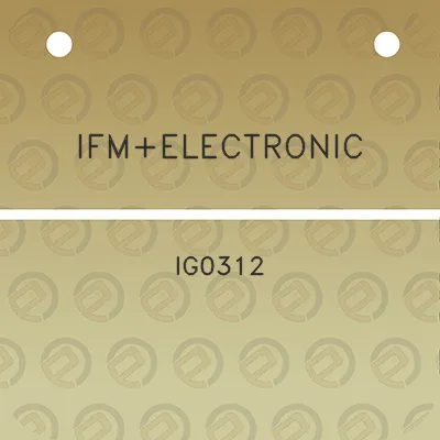 ifmelectronic-ig0312