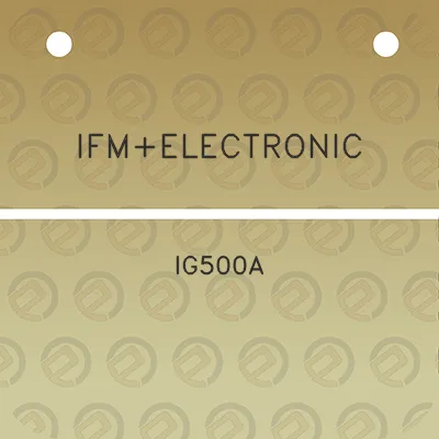 ifmelectronic-ig500a