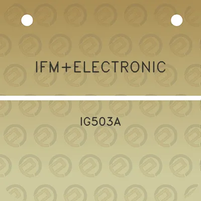 ifmelectronic-ig503a