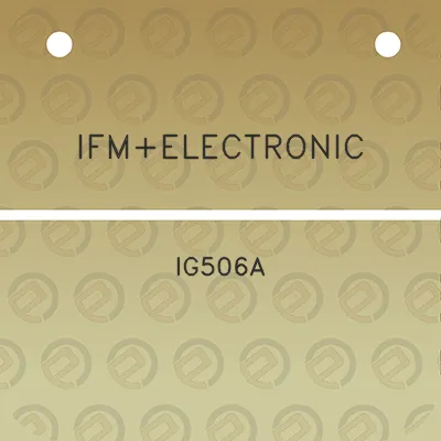 ifmelectronic-ig506a