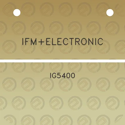 ifmelectronic-ig5400