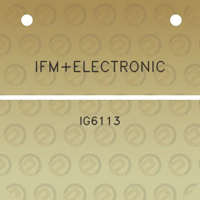 ifmelectronic-ig6113