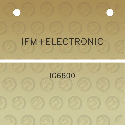 ifmelectronic-ig6600