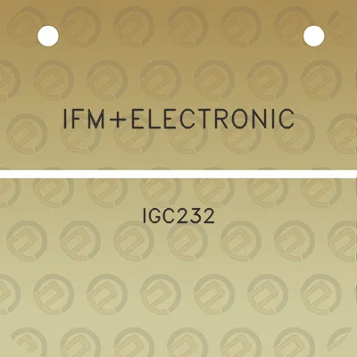 ifmelectronic-igc232