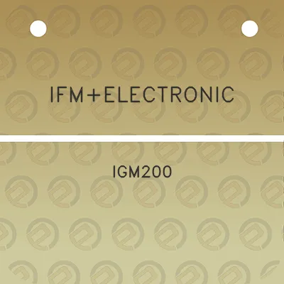 ifmelectronic-igm200