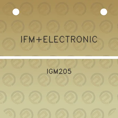 ifmelectronic-igm205