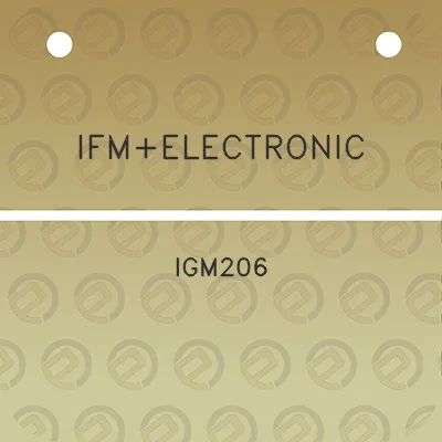 ifmelectronic-igm206