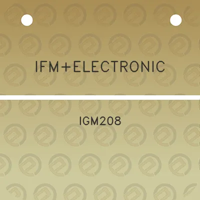 ifmelectronic-igm208