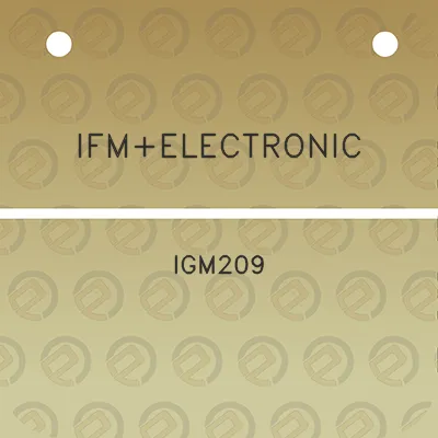 ifmelectronic-igm209