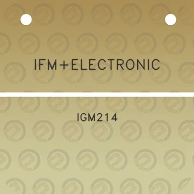 ifmelectronic-igm214