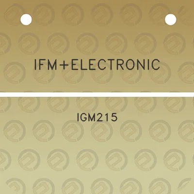 ifmelectronic-igm215