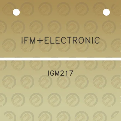 ifmelectronic-igm217