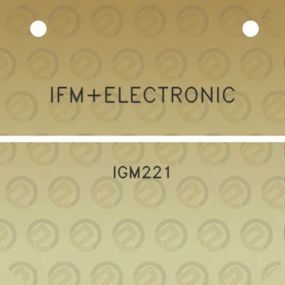 ifmelectronic-igm221