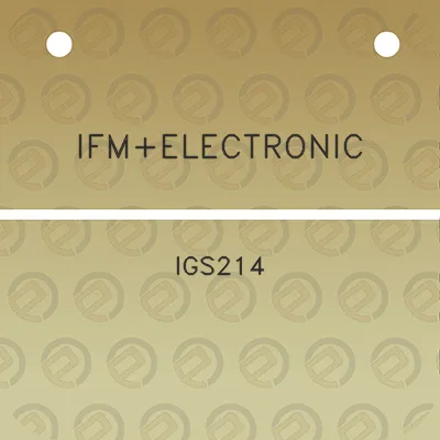 ifmelectronic-igs214