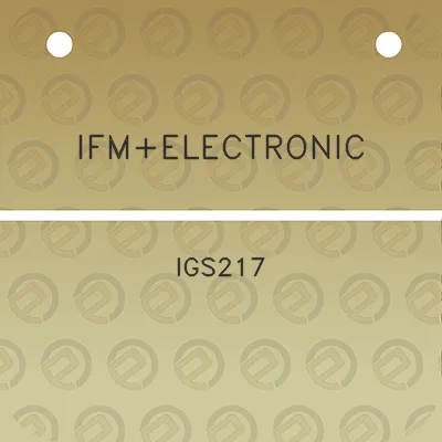 ifmelectronic-igs217