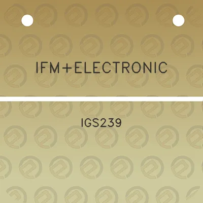 ifmelectronic-igs239