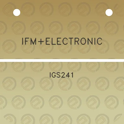 ifmelectronic-igs241